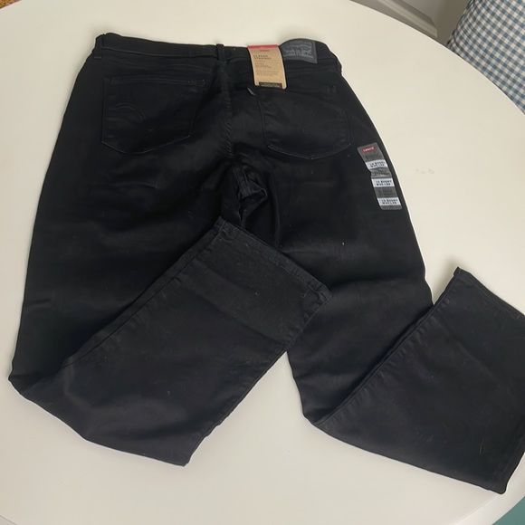 Levi’s Classic Straight Black Jeans- size 10 (short) - Picture 5 of 14